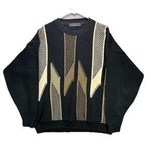 Vintage Protege Collection Sweater Mens XL Knit Biggie Cosby Acrylic Made in USA